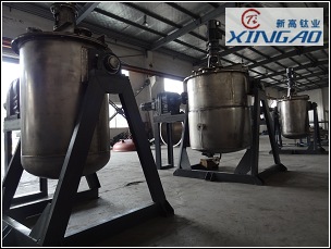 鈦翻轉反應釜，制造好驗收結束！