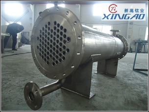 純鈦換熱器！制造好驗收結束！