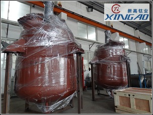 復(fù)合鈦反應(yīng)鍋，制造好驗(yàn)收結(jié)束！